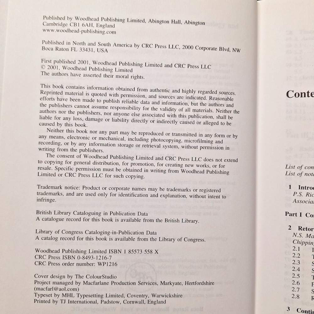 Thermal Technologies in Food Processing Richardson Hardback Woodhead Publishing - Picture 9 of 15